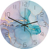 Lustige Frosch Acryl Wanduhr Strand Seestern Schallplatte Marmor Katze Retro Wanddekoration Uhren für Wohnzimmer Schlafzimmer Büro Zuhause
