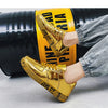 New Gold Sneakers Couple Shoes Luxury Casual Glitter Sneakers Men Hip-hop Streetwear Skateboard Shoes Men Flat Designer Footwear