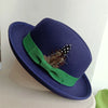 the Derby Hat bowler hat  Fedora for Women and Men Party Hat Men Hat for Winter Elastic Band Felt Hat Jazz Church Hat Wholesale