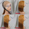 4/30/4 Farbe Echthaar Bob Perücke Glatt 13x4 Lace Front Echthaar Perücken Brasilianische Perücke Kurze Echthaar Bob Perücken Ombre Perücke