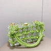 Abendtasche mit Strasssteinen, silberne, handgefertigte Handtasche mit Kristallbesatz für Damen, Geldbörsen und Handtaschen, luxuriöse Designer-Banketttasche