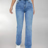 Neue Damen Hot Jeans Schlankheits-Hosen im europäischen und amerikanischen Stil Lässige vielseitige High Waist Washed Denim Hose für Damen