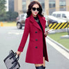Woman Autumn Winter Jacket 2026 Wool Coats For Women Overcoat Double-breasted Woolen Jackets For Women Outerwear