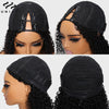 UNice Hair Yaki Straight V Part Wig 100% Human Hair V Shaped Wig Upgrade U Part Wig No Sew In Clip In Half Wig Read To Wear Go