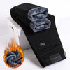 Winter Fleece Dicke Warme Jeans Herren Slim Straight Elastische Denim-Hose Lässige Herrenbekleidung Mode Plüschhose
