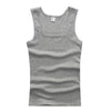 Hot Sale Men's Sleeveless Breathable Fitness Vest Basic Elastic Tank Top Men's Cotton Bodybuilding T-shirt Classic Color Clothes