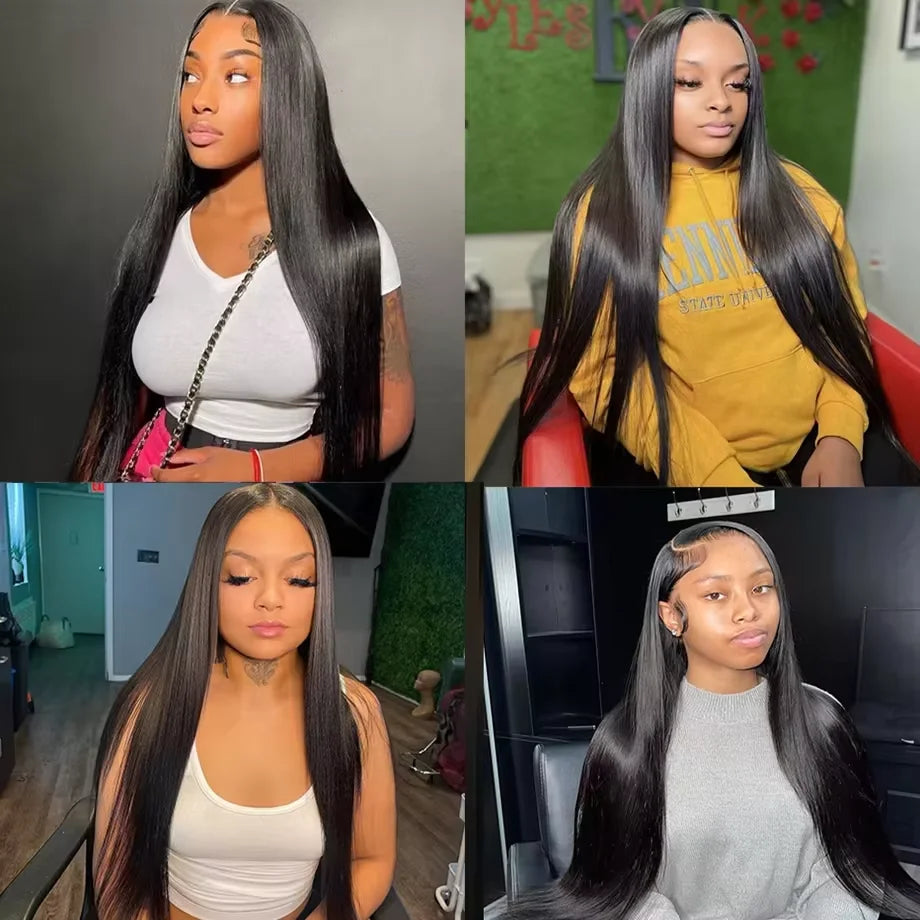 30 40 Inch 13x6 Bone Straight HD Lace Front Wigs 100% Vietnamese Human Hair Wigs 13x4 Lace Frontal Wig For Women Glueless Wigs