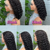 Natural Black 12A Double Drawn Burmese Curly Bob Human Hair Wigs for Women 250% Density Bouncy Curly Remy Human Hair Wigs