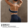 ZHEJIN 2 Piece Yoga Set Women Contrast Trim Halter Sports Bra High Waist Seamless Leggings Gym Workout Set Fitness Activewear Su