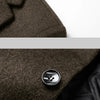 BROWON Brand Trench Coat Men Autumn and Winter New Solid Color Long Woolen Coat for Men Business Casual Windbreaker Men Clothing
