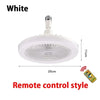 Ceiling Fan with Lighting Lamp Converter Base with Remote Control Ceiling Fan Lamp for Bedroom Living Home Silent 3 Speed