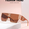 Neue 2024 Luxus Designer Square Sonnenbrillen Frauen Mode Trendy Punk Sonnenbrille Damen Farbverlauf Shades Brillen Oculos UV400