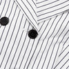 Clacive Fashion Long Sleeve Crop Top 2 Piece Sets Women Elegant Slim Stripe Print Skirts Set Casual High Waist Long Skirt Suits