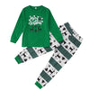 Merry Christmas Family Matching Outfits All Elk Print Mother Father Kids Pajamas Set Soft Loose Sleepwear Xmas Look Gift Pyjamas