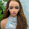 Natural Black 12A Double Drawn Burmese Curly Bob Human Hair Wigs for Women 250% Density Bouncy Curly Remy Human Hair Wigs