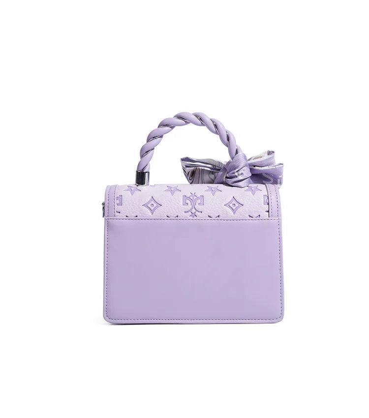 Designer Handheld Small Square Bag 2025 New Style Bow Sweet and High Quality Texture Single Shoulder Cross Shoulder Female