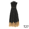 Dreadlock Extensions Loc Extensions Afro Kinky Dreads Extensions for Men/Women, Synthetic Dread Set Thick Soft Locs Extensions
