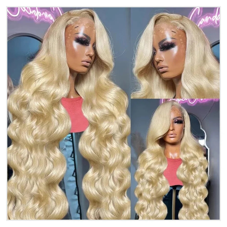 30 40 Inches Silver Grey Body Wave Lace Front Wigs 613 Hd Lace Frontal Wig 13x6 Raw Vietnamese Colored Human Hair Wigs For Women
