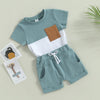 ma&baby 0-3Y Toddler Infant Baby Boy Girl Clothes Sets Casual Short Sleeve T-shirt Tops Shorts Summer Outfits Clothing