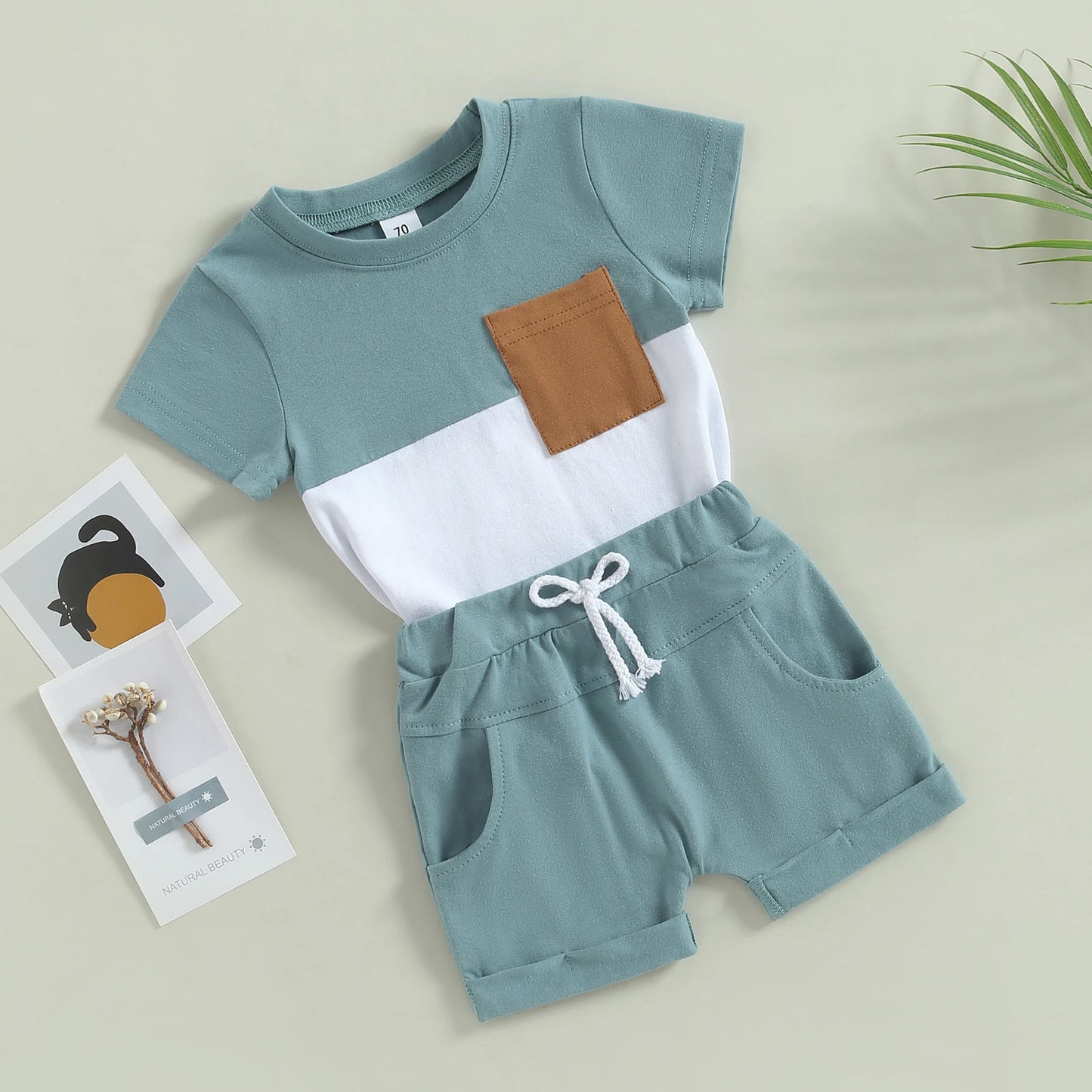 ma&baby 0-3Y Toddler Infant Baby Boy Girl Clothes Sets Casual Short Sleeve T-shirt Tops Shorts Summer Outfits Clothing