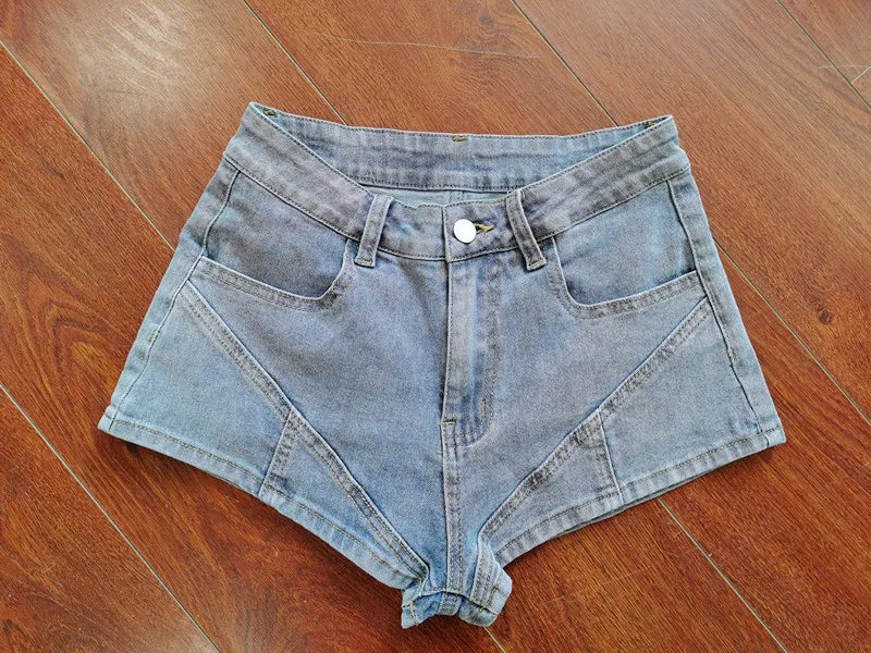 Autumn Outfits for Women 2024 Denim Jacket Shorts Two Piece Sets Streetwear Diamonds Distressed Short Pants Buttons Coat Suit