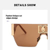 Neue 2024 Luxus Designer Square Sonnenbrillen Frauen Mode Trendy Punk Sonnenbrille Damen Farbverlauf Shades Brillen Oculos UV400