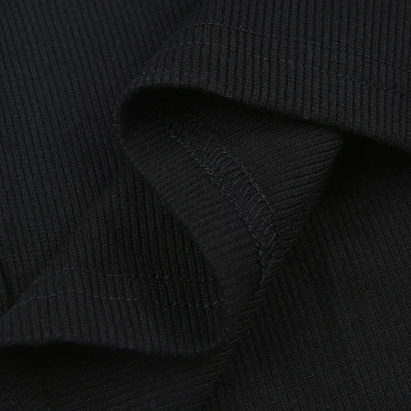 CIBBAR Basic Strick-Maxikleid Koreanische Mode Quadratischer Kragen Ärmellos Damenkleider Sommer Lässig Y2k Vintage All-Match Outfits