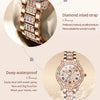 OLEVS Original Diamond Watch for Women Fashion Elegant Stainless Steel Waterproof Quartz Wristwatch Luxury Ladies Dress Watches