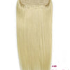 ZZHAIR 100% Brazilian Human Remy Hair Extensions 16"-26" 1Pcs Set 100g-200g One Piece 5 Clips In Natural Straight