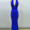 Sexy Neckholder Maxikleid mit tiefem V-Ausschnitt, Pailletten, Damen, Grün, Ärmellos, Rückenfrei, Pailletten, Schlankes langes Kleid, Celebrity Partykleider