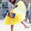 Multi-layer Tulle Tutu Skirts Fuchsia 6 Layers Fluffy Petticoat Underskirt Princess Ball Gown Women Halloween Party Skirt