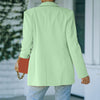 Autumn Pink Blazer Women Slim Elegant Blazers Jacket Women's Buttons Double Breasted Blazer Office Ladies Work Coats Jacket