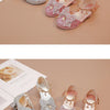 Girls Leather Shoes High Heeled for Wedding Party Glitter Rhinestone with Bow-knot Kids Dress High Heels Pendant Bling Sparkling