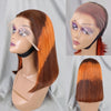 4/30/4 Farbe Echthaar Bob Perücke Glatt 13x4 Lace Front Echthaar Perücken Brasilianische Perücke Kurze Echthaar Bob Perücken Ombre Perücke