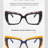 New Clear Thick Frame Eyewear Anti Blue Light Blocking Glasses Square Optical Eyeglasses For Women eye glasses for men