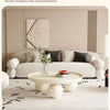 Nordic Combination Bedroom Coffee Table Simple Light Luxury Household Cream New Round Living Room Modern Small Apartment