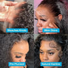 30 Inch 13x4 Kinky Curly Lace Front Wigs Human Hair Pre Plucked 13x6 Transparent Lace Jerry Curly Wig For Women With Baby Hair