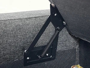 Redlife 47,8'' Aufbewahrungs-Ottomane, klappbare Aufbewahrungsbank mit aufklappbarem Deckel und sicheren Scharnieren für Wohnzimmer, Schlafzimmer, Eingangsbereich