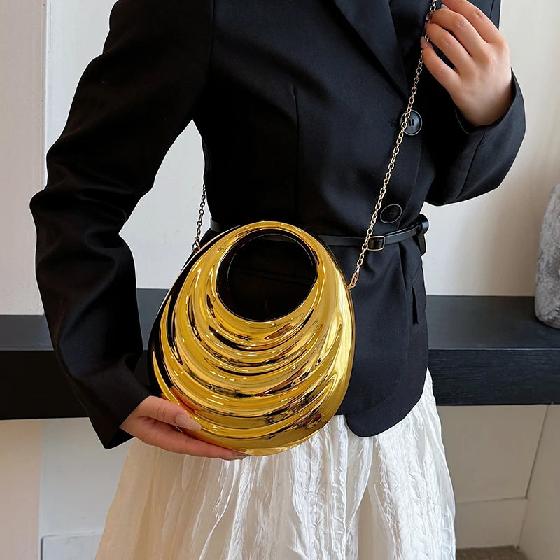 Acrylic Evening Clutch Bag Women Luxury Shoulder Bag Handbag And Crossbody Bags Fashion Party Prom Wedding Shiny Design Purse