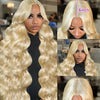 Rosabeauty HD Transparent 13x6 613 Body Wave Honey Blonde Lace Frontal Human Hair Wig Brazilian 13x4 Lace Front Wigs For Women