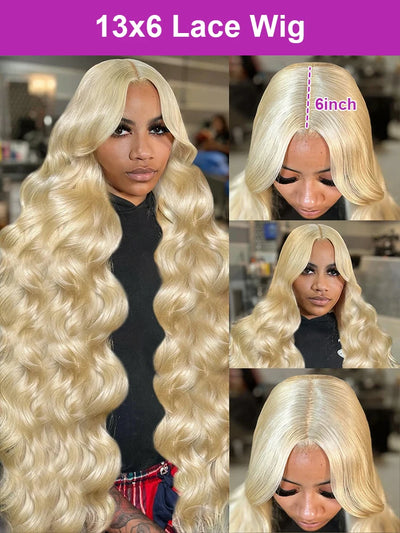 Rosabeauty HD Transparent 13x6 613 Body Wave Honey Blonde Lace Frontal Human Hair Wig Brazilian 13x4 Lace Front Wigs For Women