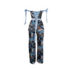 Two Pieces Women Pant Sets Print Matching Set Drawstring Pockets Sleeveless Top Elastic Waist Pants Slim Fit Casual 2026 Spring