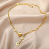 Double Layer Hollow Clavicle Chain Stainless Steel Necklace For Women Punk Hip-Hop Streetwear Jewelry Dropshipping