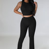 pants sets women summer outfits for women 2023 two piece set for woman 2 piece sets woman outfit crop top pants summer clothes