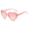 Neue herzförmige polarisierte Sonnenbrille für Damen, modisch, süß, Retro, Vintage, Verlaufs-Sonnenbrille, UV400-Schutz, Unisex-Brille