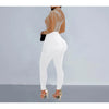 Elegant Women Jumpsuit Streetwear 2024 Spring Fashion Versatile Casual Solid Color Hot Diamond Long Sleeve Jump Suits for Female