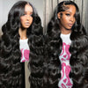 HD Transparent 13x4 13x6 Body Wave Lace Front Wig Pre Plucked 360 Lace Frontal Wig Human Hair Wigs For Women 5x5 Wig 200 Density