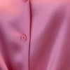 Frühling Herbst Damen Uni Rollkragenblusen Knopfleiste Elegant Locker Langarm Oberteile Büro Damen Französisches Schwarzes Hemd Tops