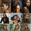Dreadlock Extensions Human Hair For Men/Women Crochet Braids 100% Human Hair Handmade Loc Extension 0.6 cm Dreadlocks