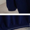 Men's T-shirt 2024 Summer New Knitted Tank Top Fashion Color Block Round Neck Pullover Sweater 100% Pure Wool Short sleeved